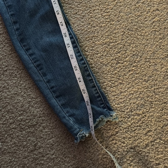 Levi 720 High Rise Super Skinny Distressed Blue Women's Jeans size 25 - Picture 4 of 6